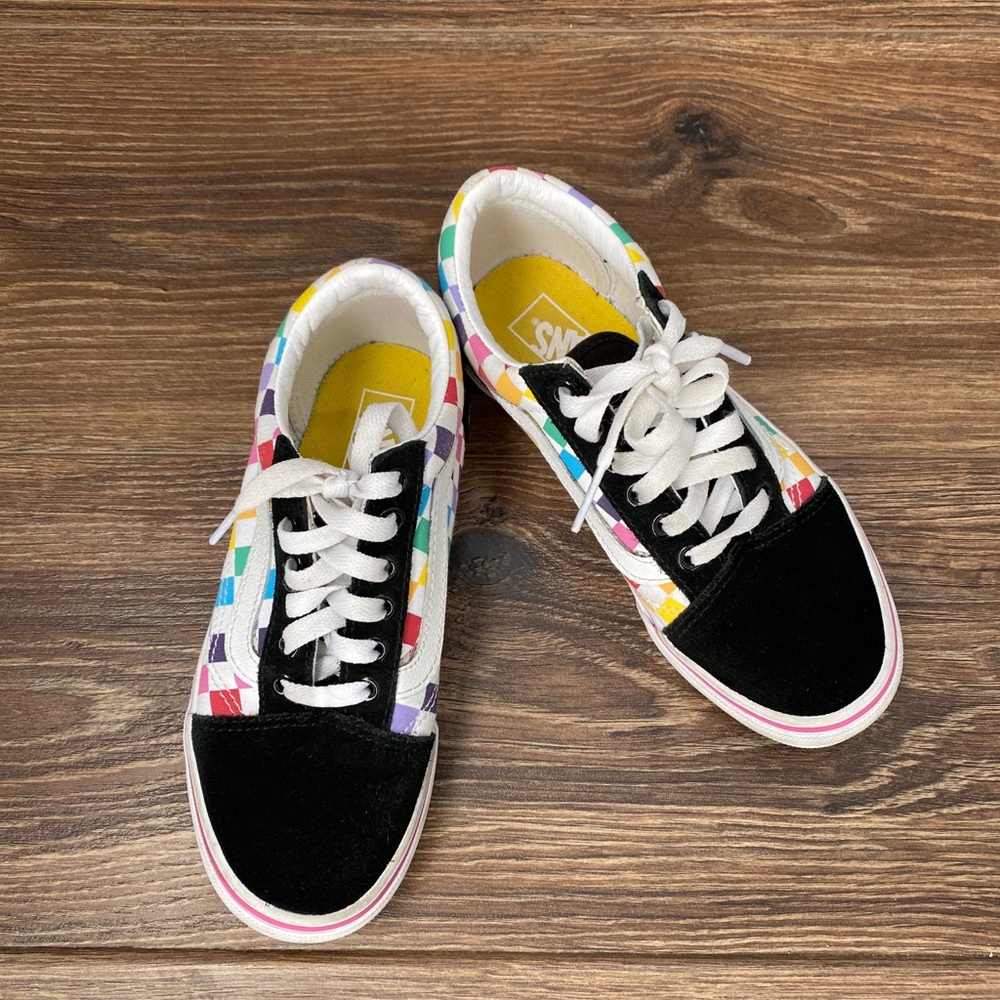 Kids Checkerboard Old Skool Vans